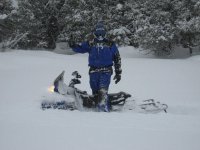 troy on sled on lakes.JPG