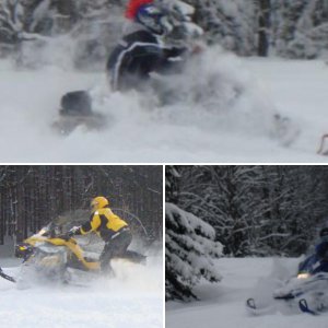 Playing in the powder