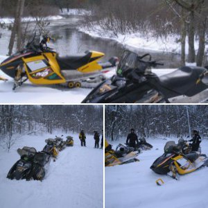 Team Churchie sled shots