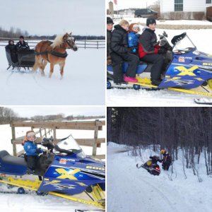 Snowmobiling