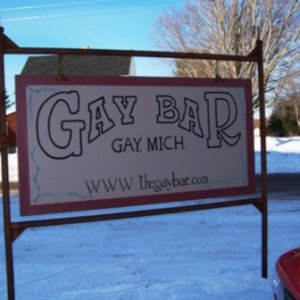Gay Bar Sign (c)