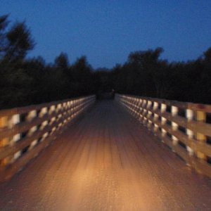 rebuilt bridge in Kenton