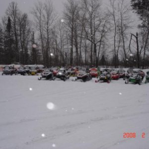 PUB bar Remer Mn 36 sleds EEL pout weekend