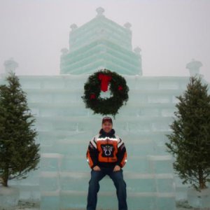 Stopped at Ice Castle in Eagle River, WI on the way home!