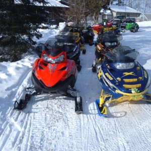 The sleds at Pope's