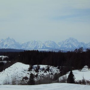 Tetons from Picture taker hill.