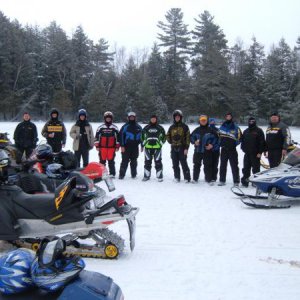 Picture of the group on Thrusday, when things headed South later in the day.