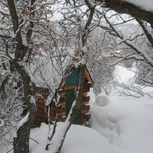 Our outhouse