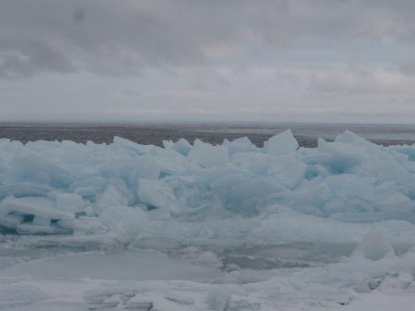 Blue Ice on Lake Superior