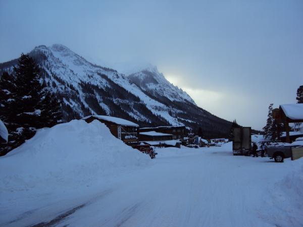 Looking down main street Cooke City