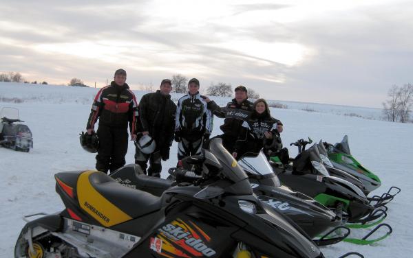 Norther Illinois ... trails were great! 1/10/10 Love my new sled!!!!