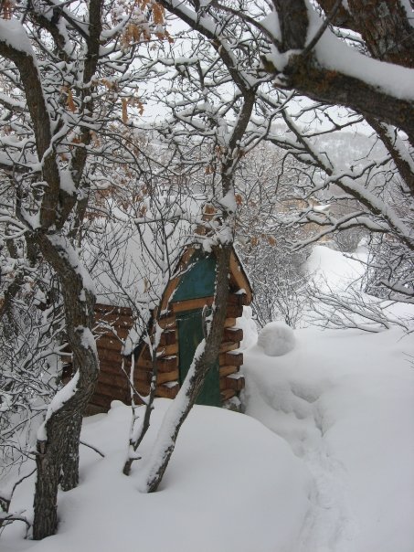 Our outhouse