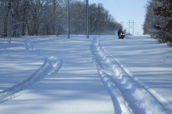 Running the Powder Lines in Sauk Centre