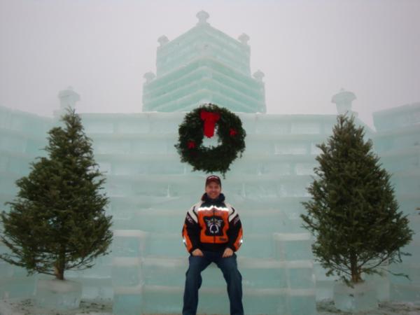 Stopped at Ice Castle in Eagle River, WI on the way home!