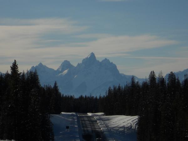 Tetons Looking west of Lodge